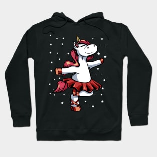 Adorable Dancing Ballet Dancer Unicorn Hoodie